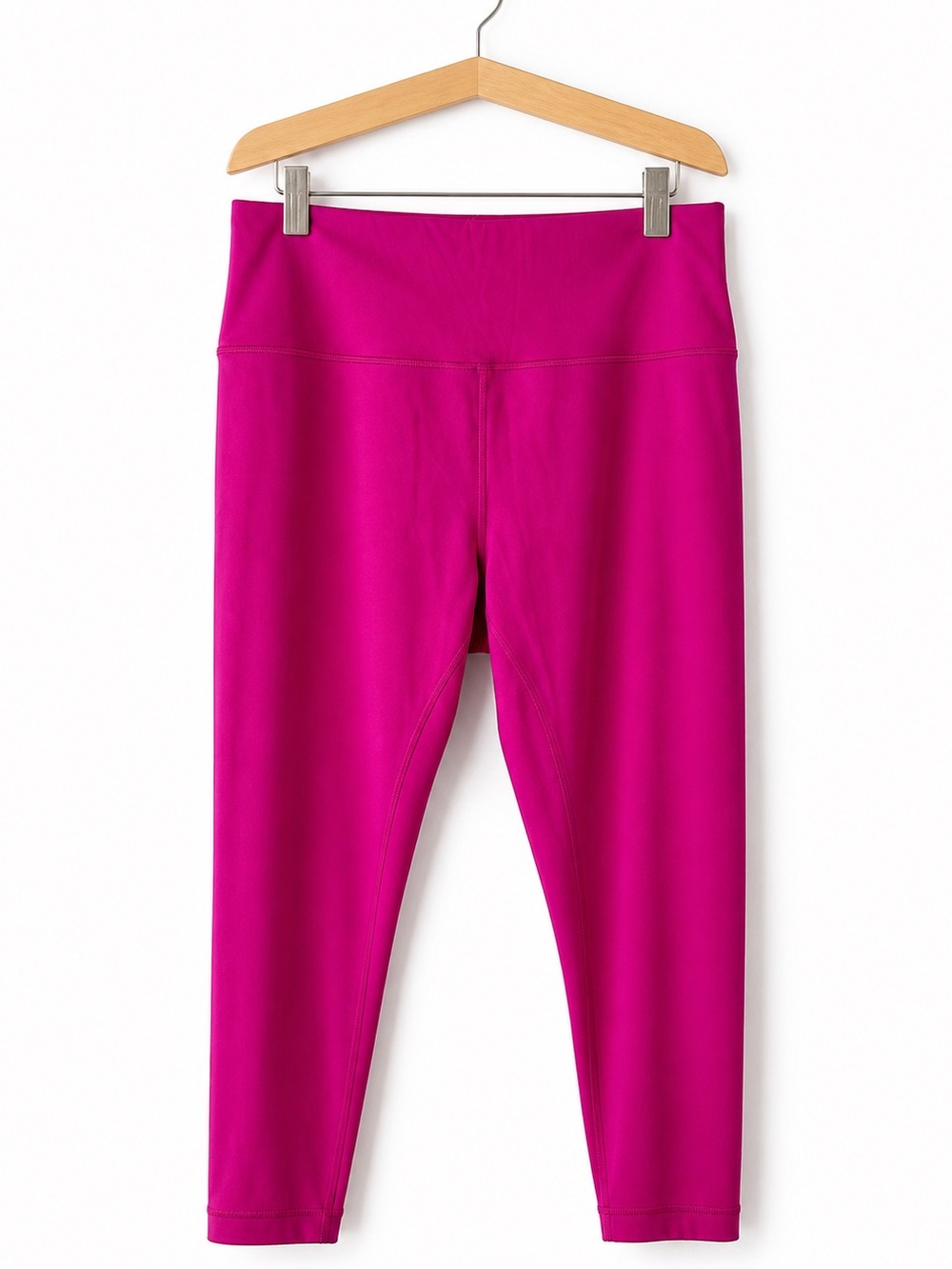 Lululemon Like New Hot Pink High-Rise Crop Leggings Size 20
